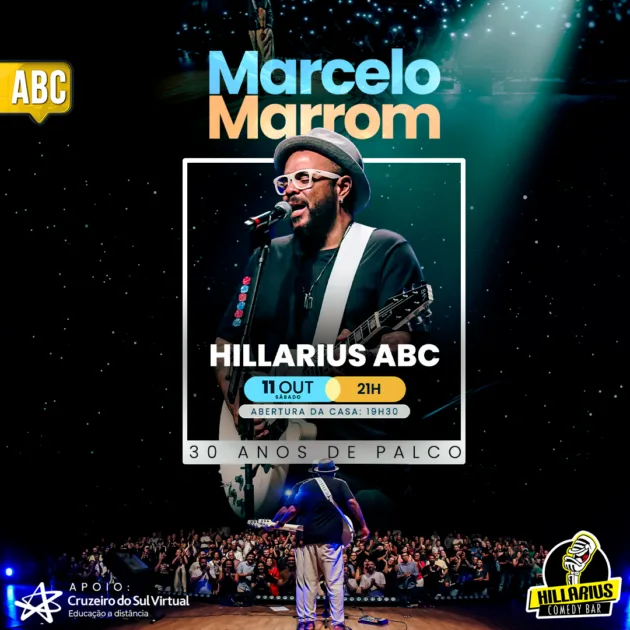 Marcelo Marrom ABC 11.Out 19h30