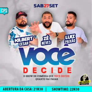 Voce Decide Campinas 27.Set 21h30